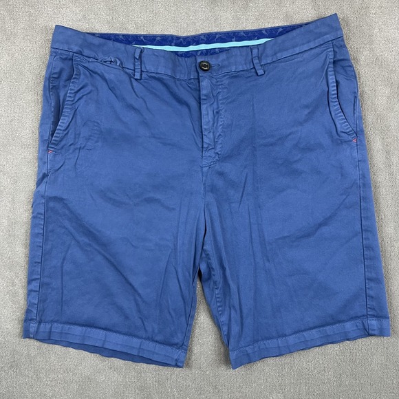 Tommy Bahama Coastal Chino Shorts 36 Blue Pima Cotton Modal Resort Quiet Luxury — photo 2